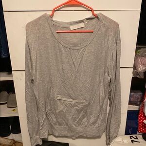 Adyson Parker Gray Long Sleeve Tee